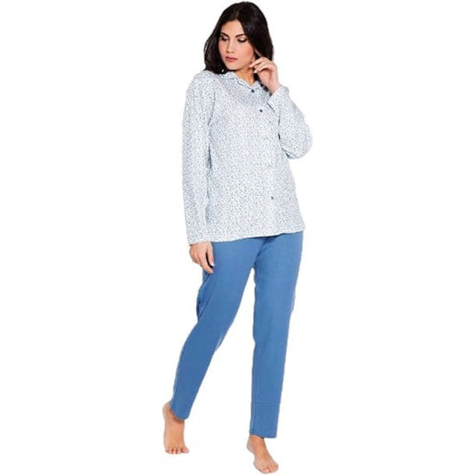 Karelpiù Pigiama Donna in Caldo Cotone SG9010