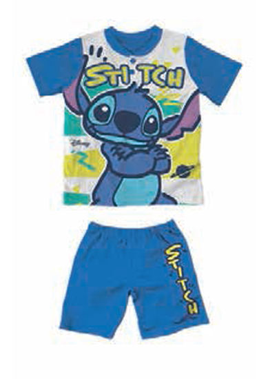 Stitch Pigiama corto da bambino in cotone DY40G7521