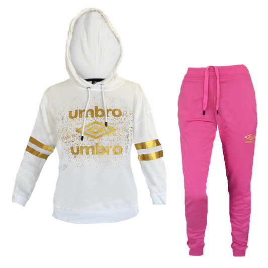 Tuta donna Umbro con cappuccio in cotone UOS32083S