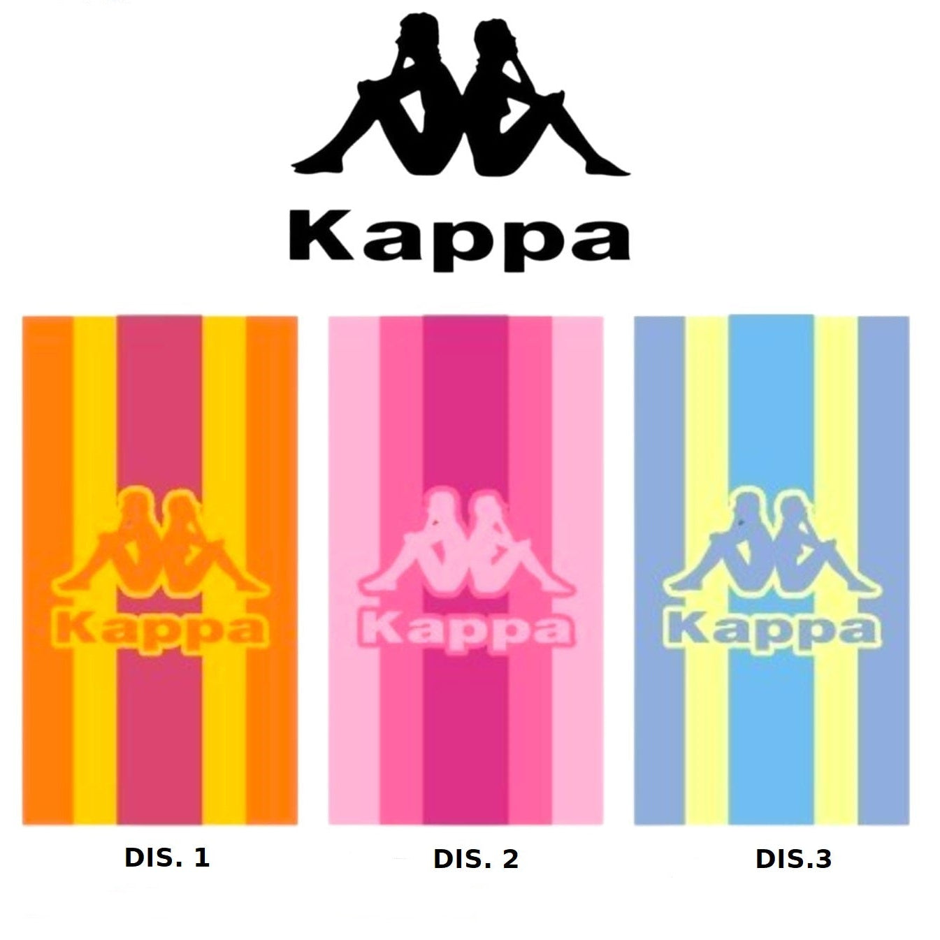 Telo Mare Jacquard Velour Kappa in spugna