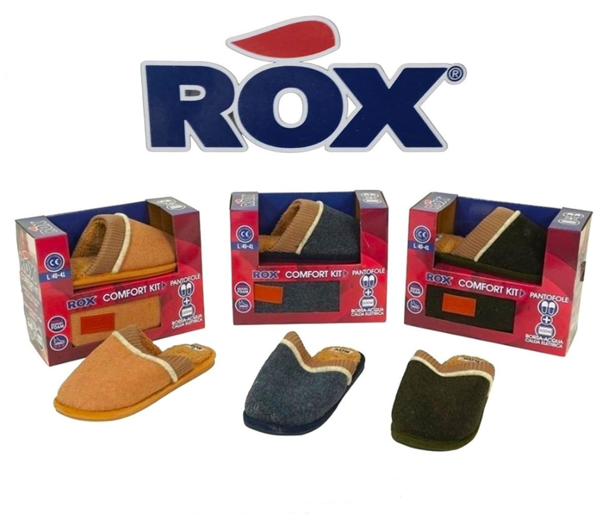 Pantofole Rox comfort Kit