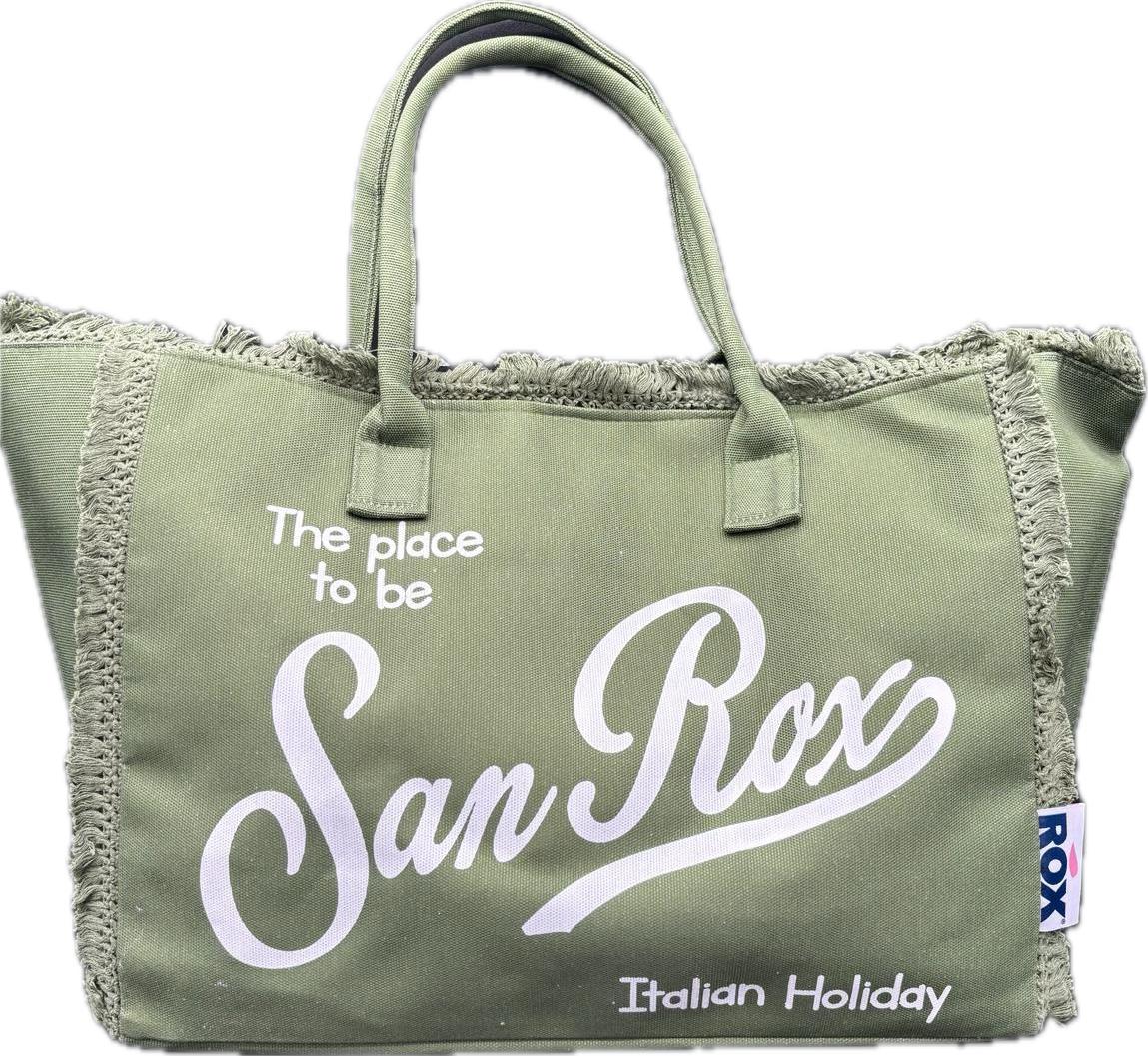 Borsa mare con frange