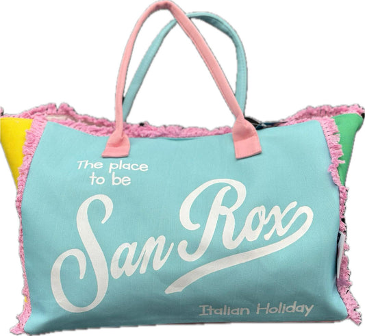 Borsa mare con frange