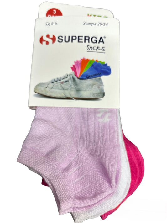 Confezione da 3 paia di fantasmini bimba - Superga