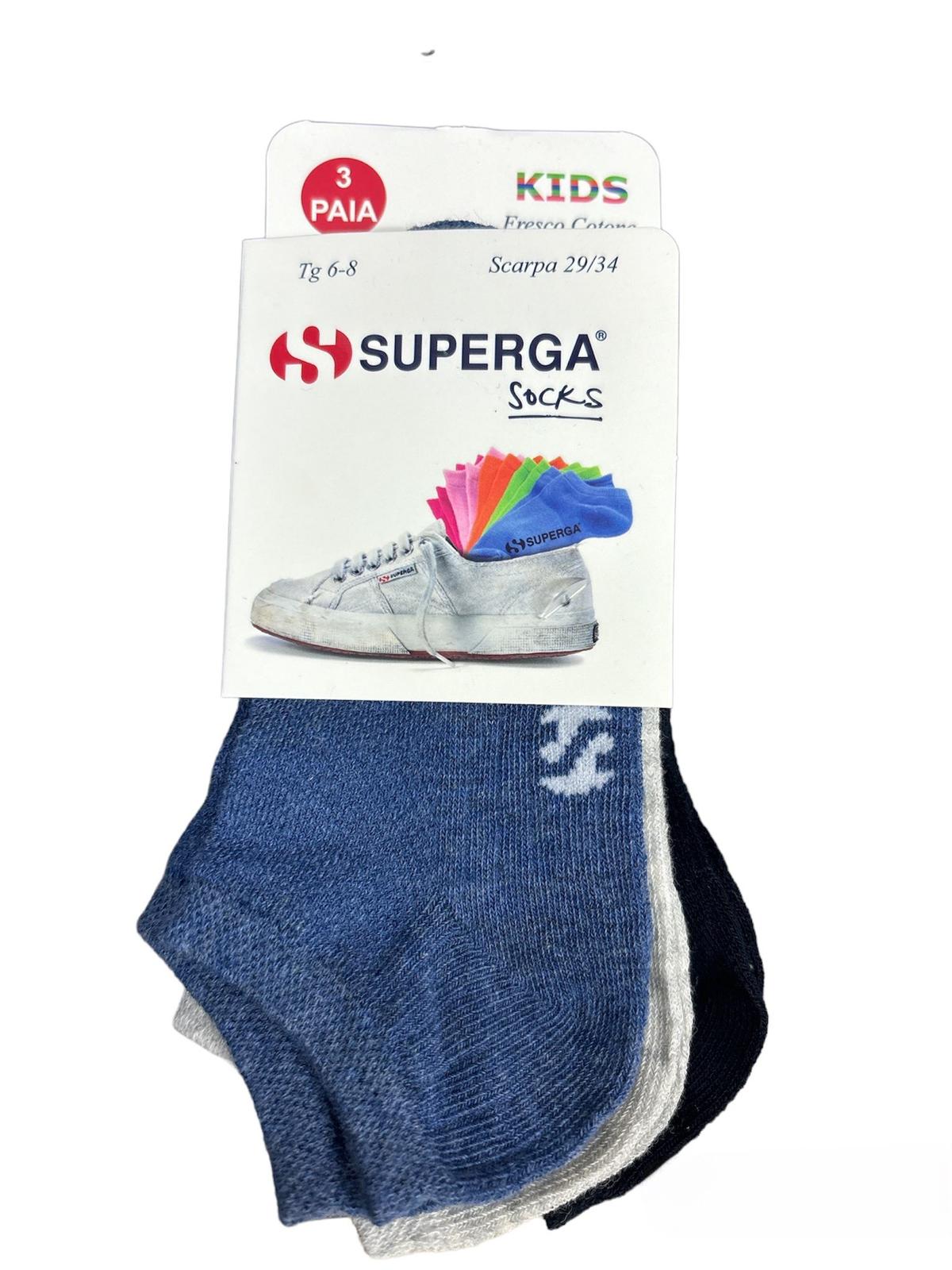 Confezione da 3 paia fantasmini Bimbo - Superga