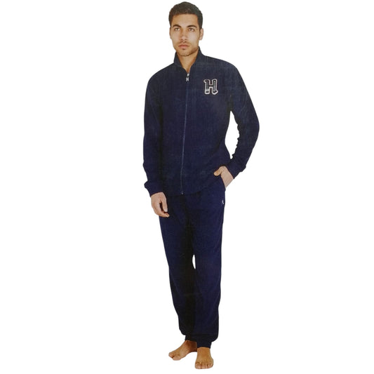 Homega Pigiama Uomo in Micropile full zip