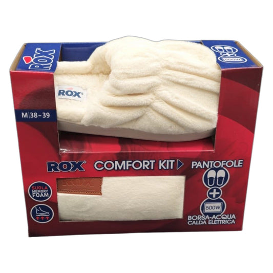 Pantofole Rox + Borsa acqua calda elettrica 6537543