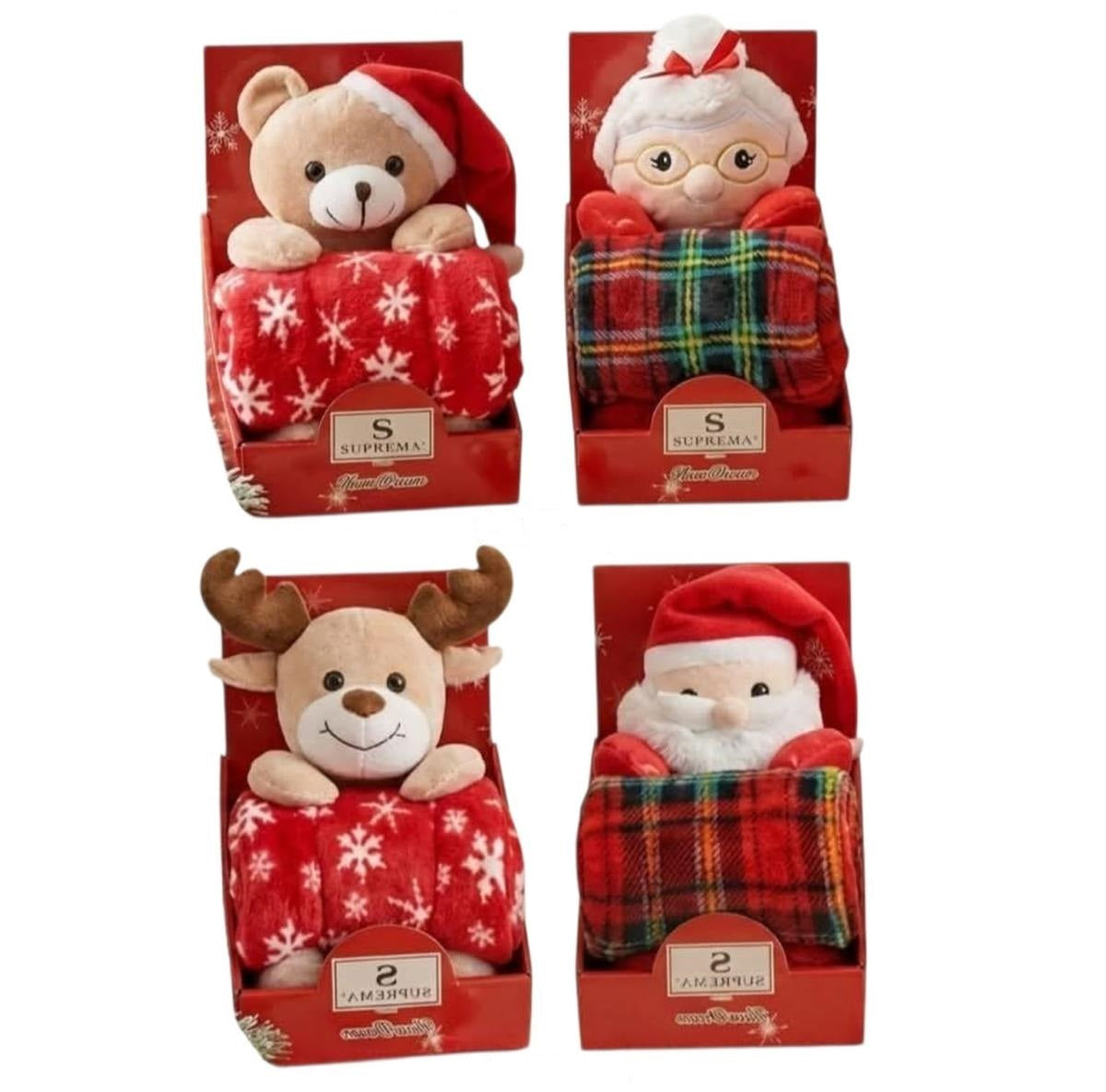 Peluche + Plaid natalizio Natale