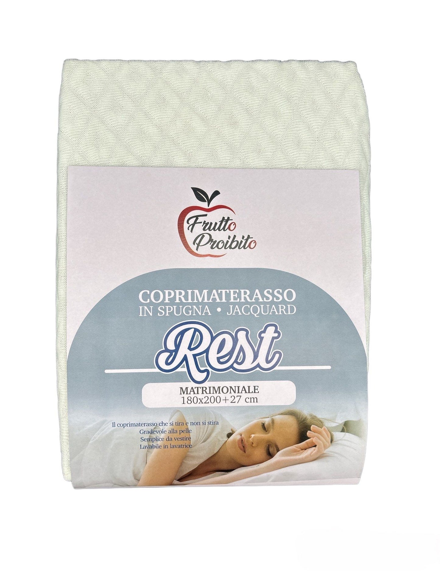 Coprimaterasso in spugna elasticizzata matrimoniale - Rest