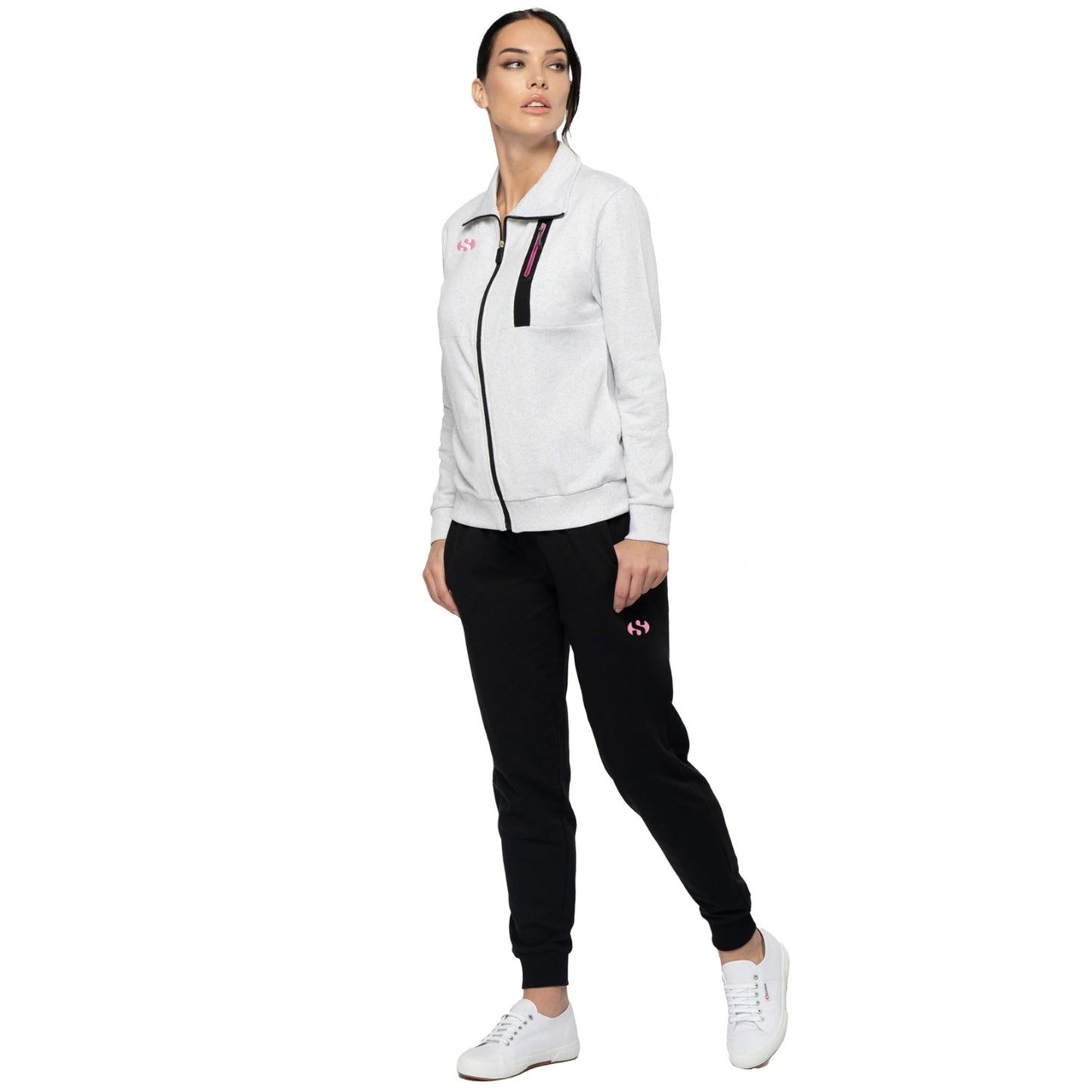 Superga Tuta Felpata Donna Sportiva full Zip 353