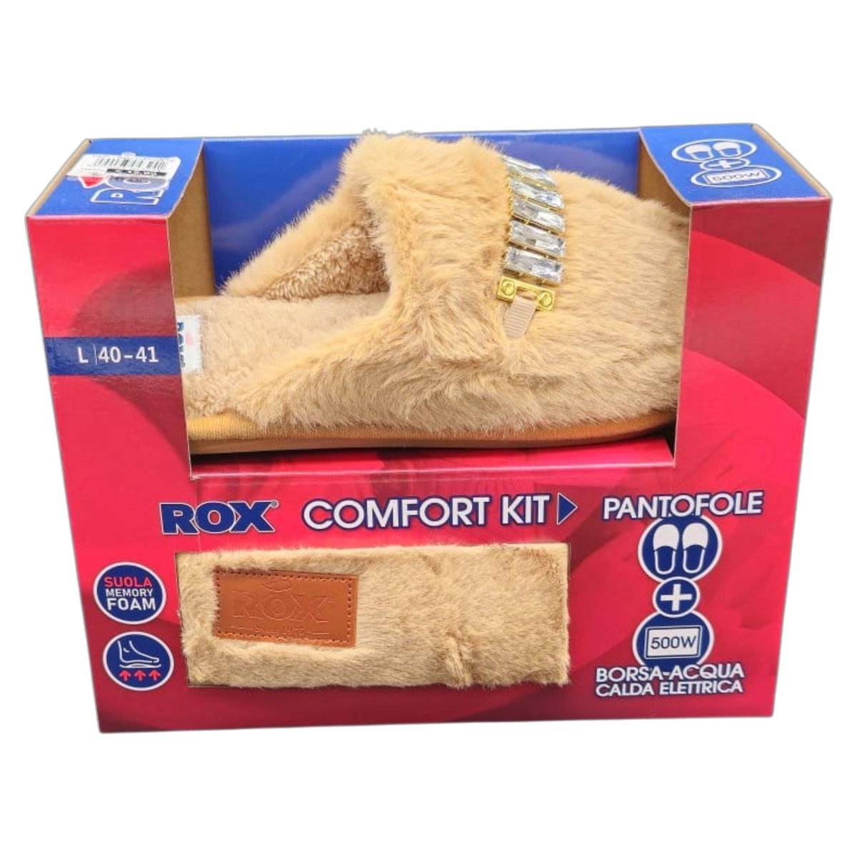 Pantofole Rox + Borsa acqua calda elettrica 6537549