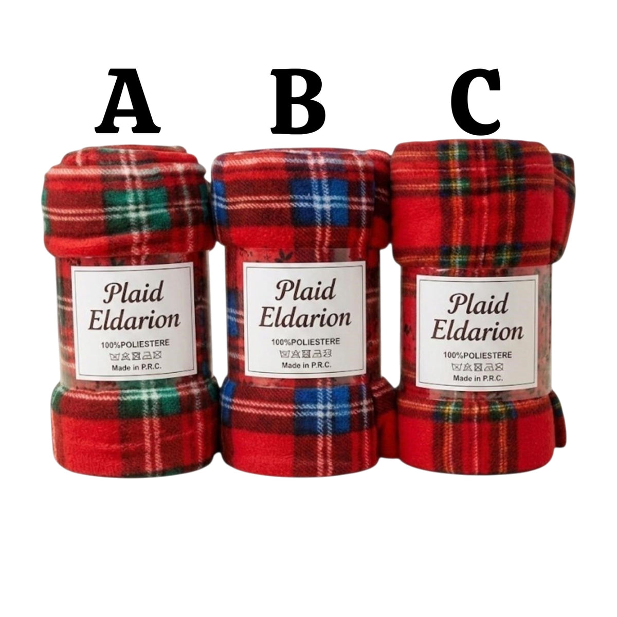 Plaid Natalizio Eldarion varie Misure