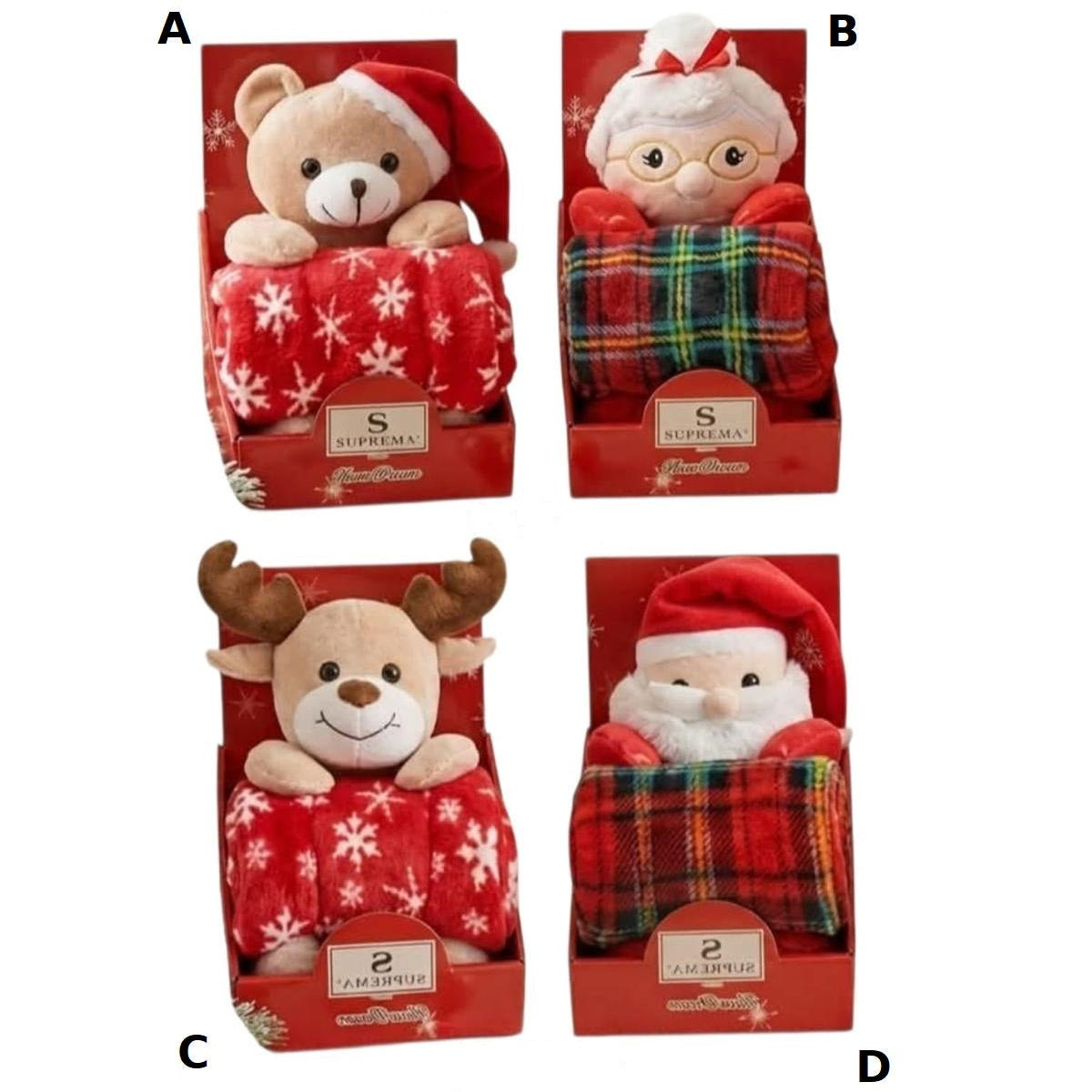 Peluche + Plaid natalizio Natale