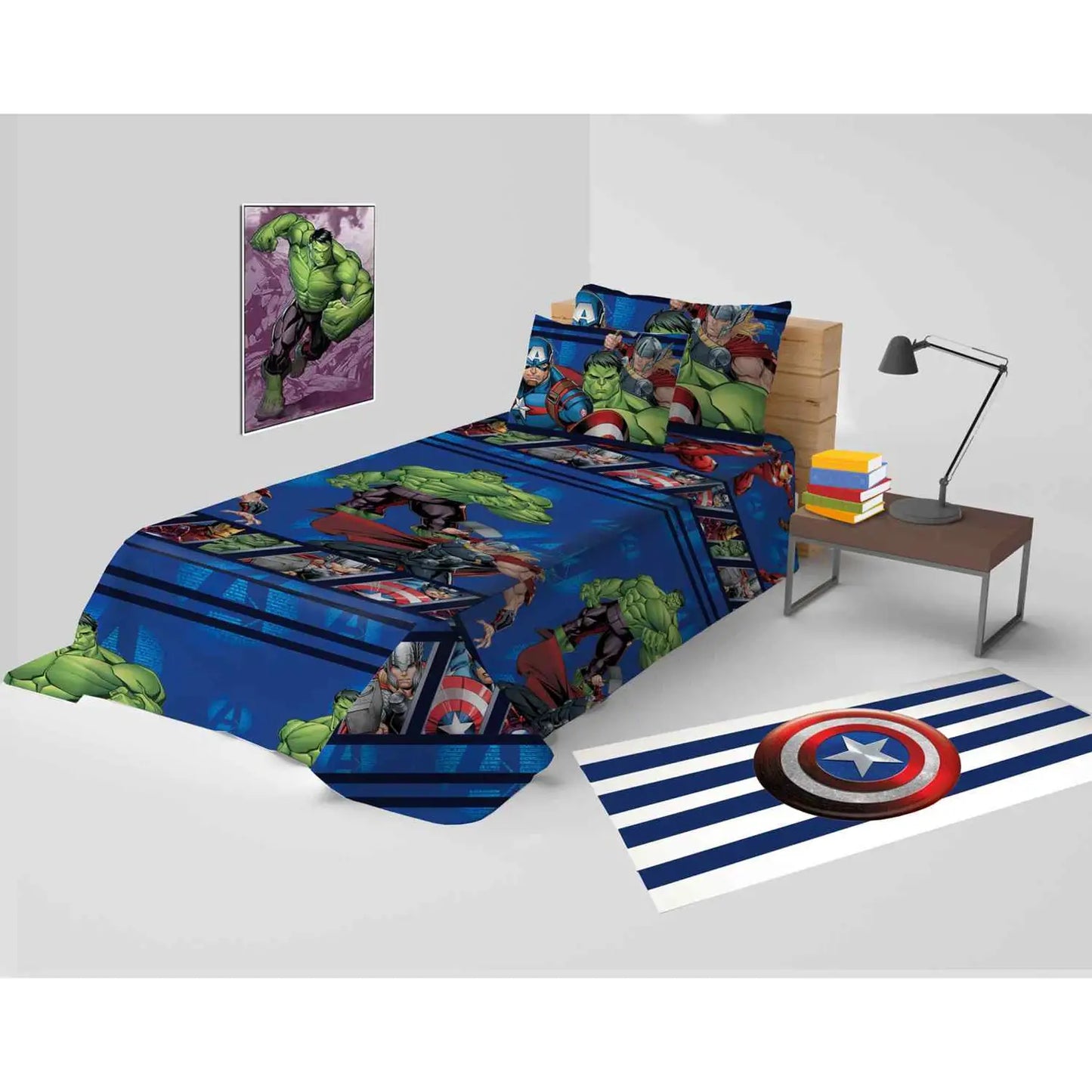 Copriletto per Letto Singolo - Avengers