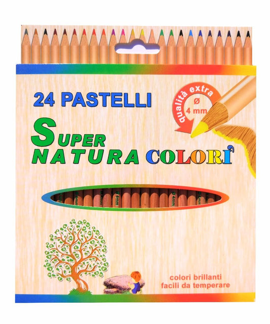 BOX 12/24/36 Pastelli legno super natura Colorì