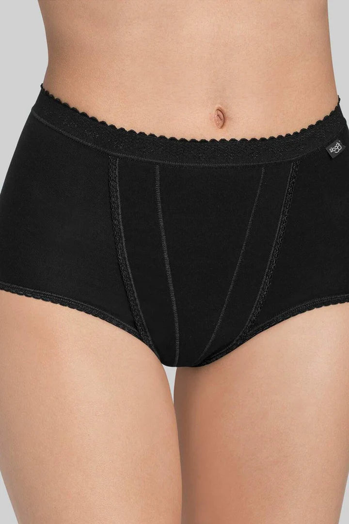 Sloggi mutande donna vita alta Control Maxi Confezione da 2 Slip