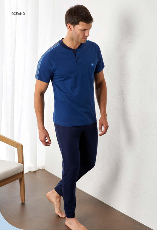 Il Granchio pigiama uomo mezze maniche - GP1151