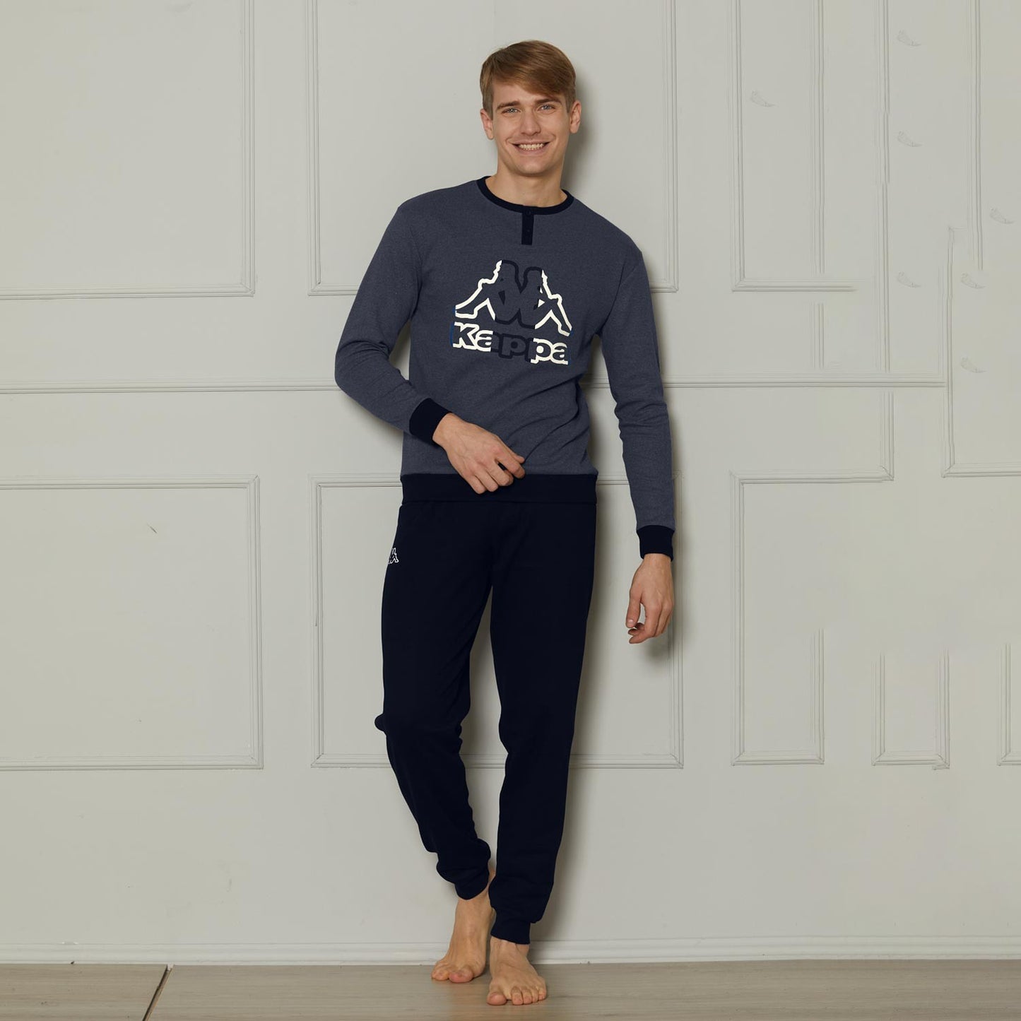 Kappa Pigiama uomo caldo cotone KMW25007