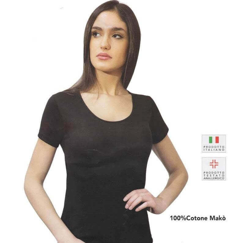 Leable maglia donna cotone manica corta - 1510