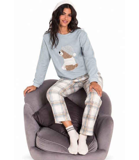 Pigiama Lungo in Cotone winter Bear Nacshua