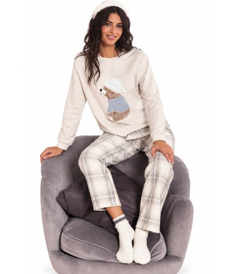 Pigiama Lungo in Cotone winter Bear Nacshua
