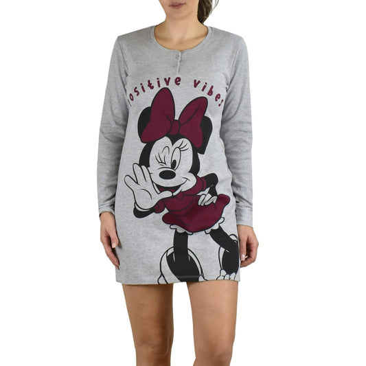 Disney MINNIE Camicia da notte donna manica lunga