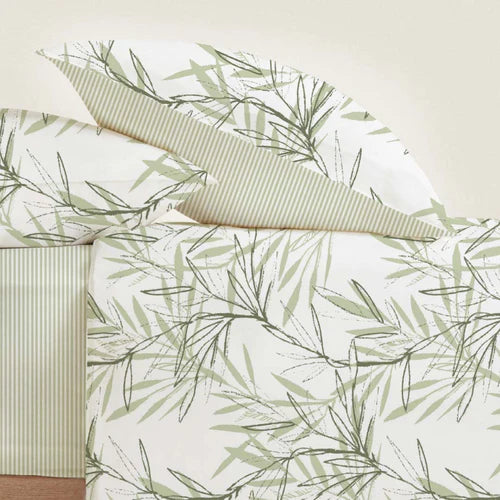 Palmera di SG HOME Trapuntino 2 Posti  + Completo Letto Tinta Unita