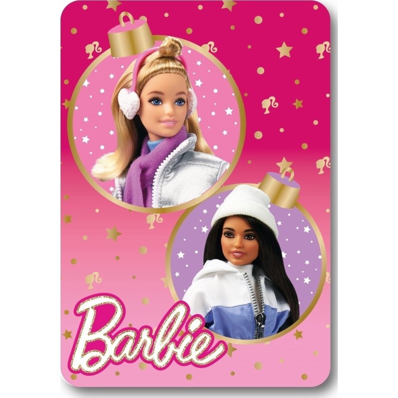 Coperta in pile Barbie