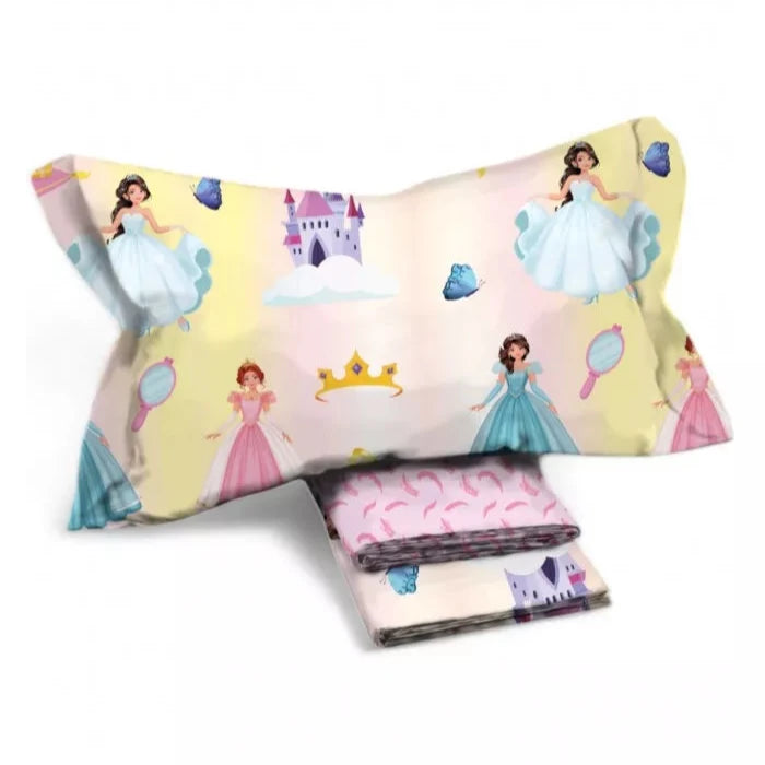 Completo Letto Lenzuola singolo Principesse