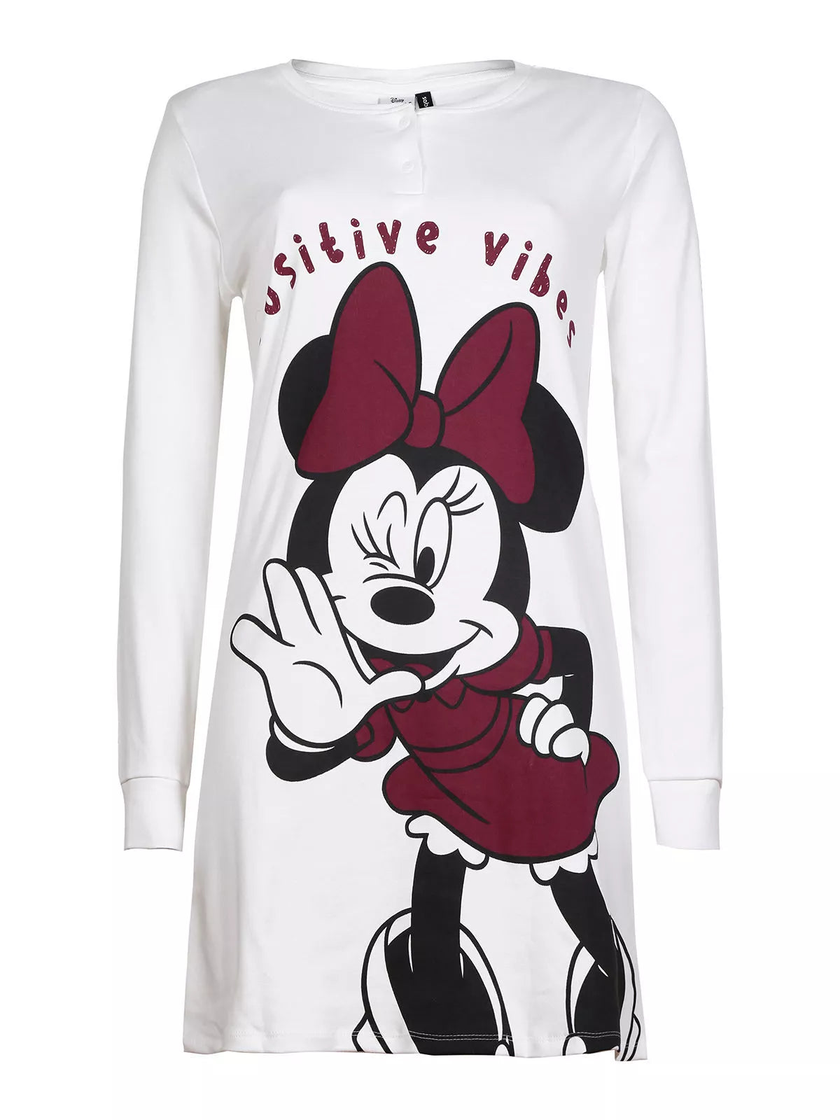 Disney MINNIE Camicia da notte donna manica lunga