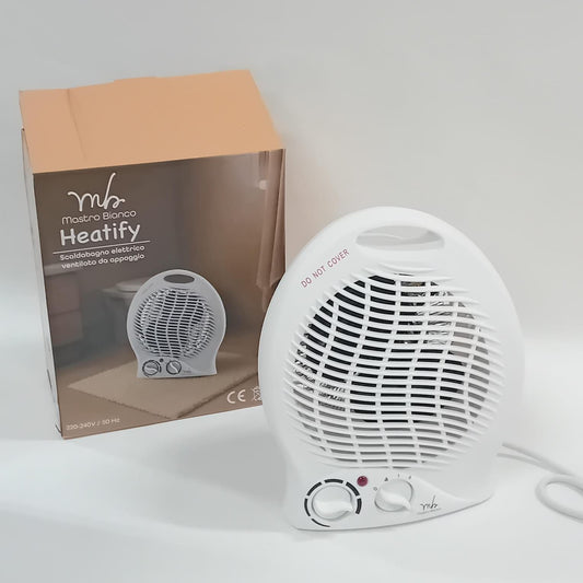 Heatify Mastro Bianco Scaldabagno elettrico ventilato da appoggio