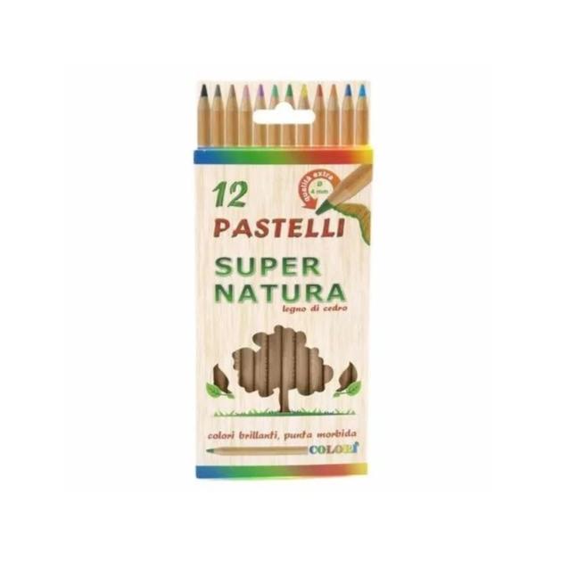 BOX 12/24/36 Pastelli legno super natura Colorì