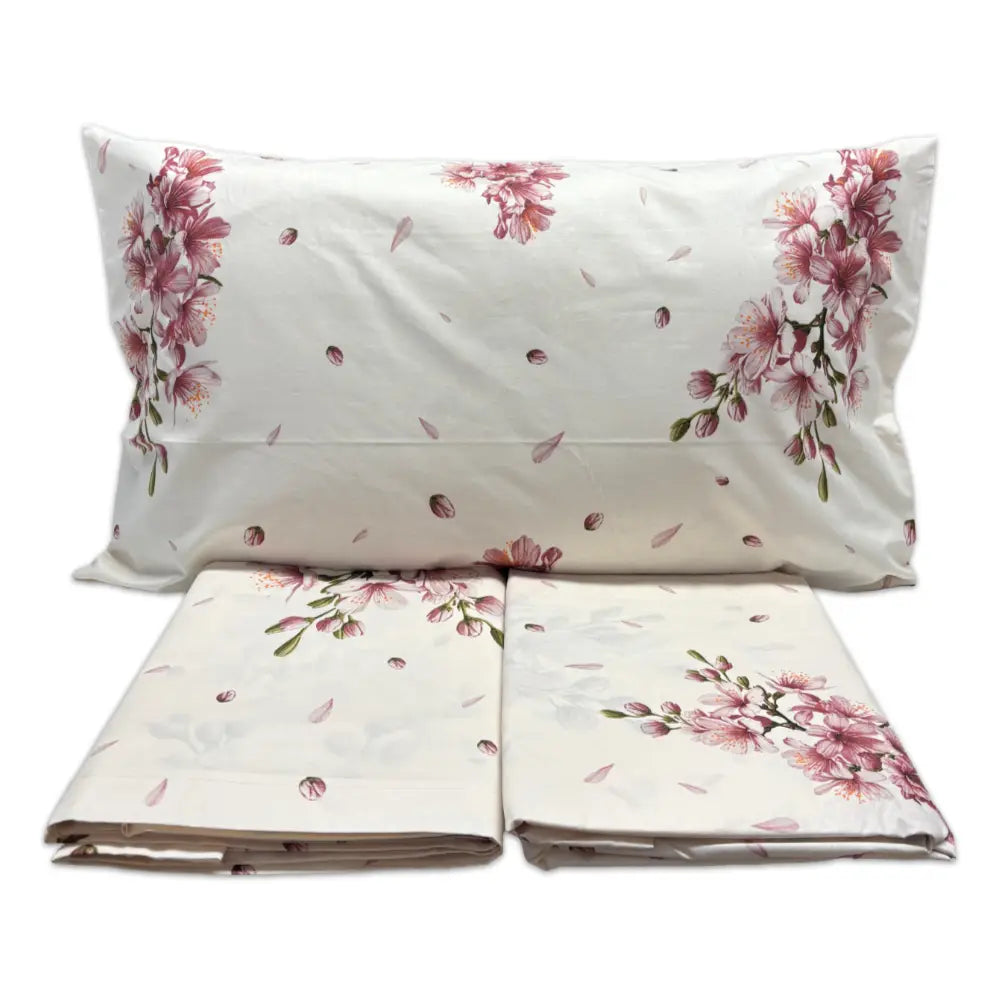 Silene di SG HOME Trapuntino 2 Posti  + Completo Letto Tinta Unita